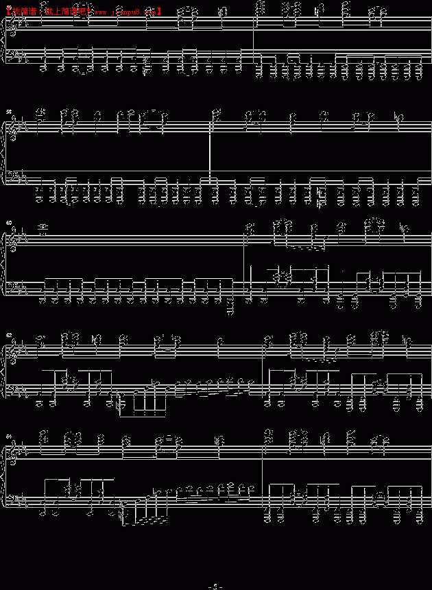 吴越 悲魂曲 钢琴谱pic5 www.jianpu8.cn