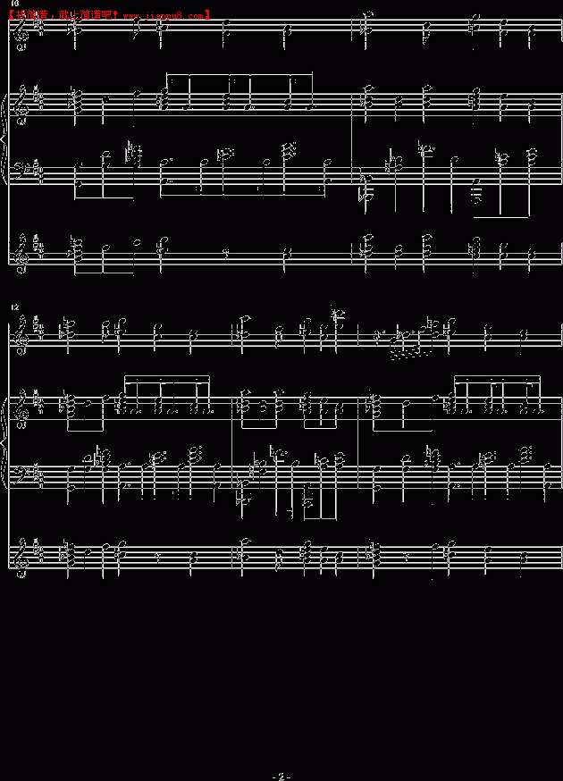 花之祭 回转的华尔兹 钢琴谱pic2 www.jianpu8.cn