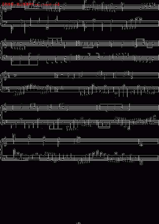 绿诗翰 岁月痕迹 钢琴谱pic4 www.jianpu8.cn