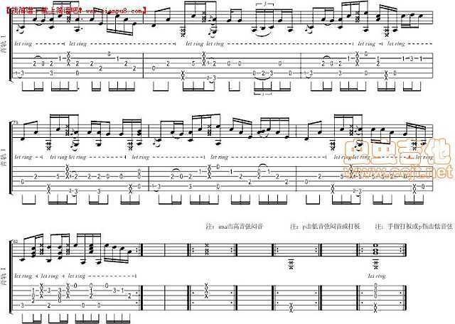 gun and roses Don't Cry 独奏 吉他谱pic6 www.jianpu8.cn