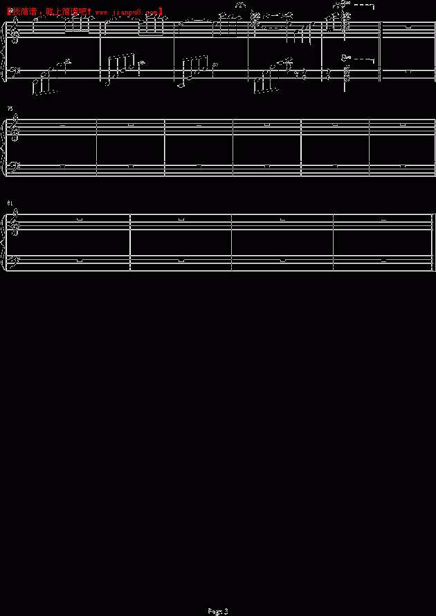 元芳 念馨 钢琴谱pic3 www.jianpu8.cn