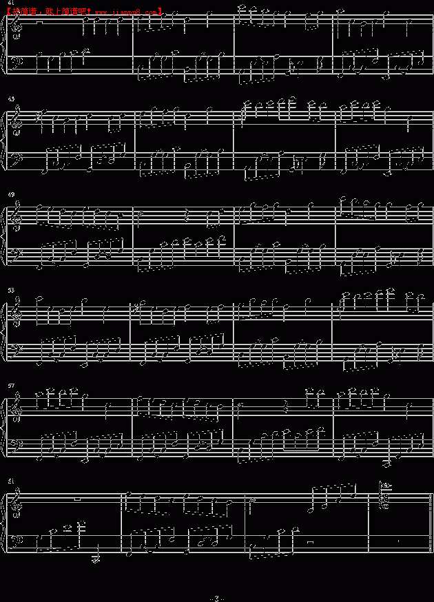 V冲啊 爱在左边 钢琴谱pic3 www.jianpu8.cn