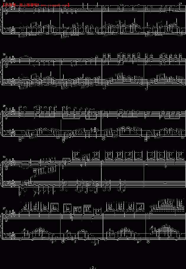 乐侠 暗夜之章 钢琴谱pic2 www.jianpu8.cn