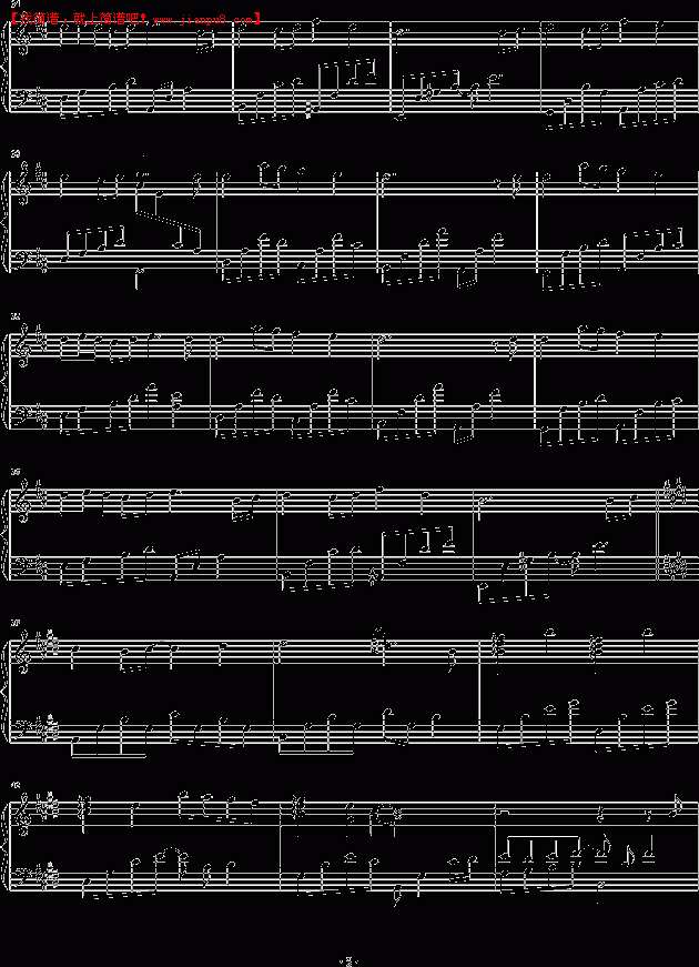 O.H. 逝水童年 钢琴谱pic2 www.jianpu8.cn