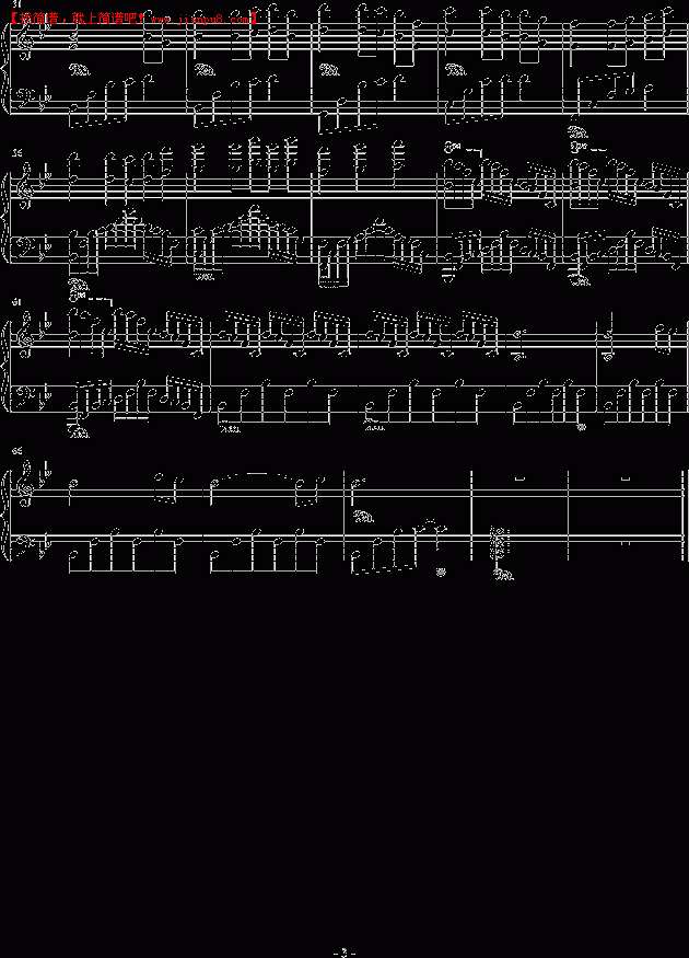 wuliangyou 瞬间的感动 钢琴谱pic3 www.jianpu8.cn