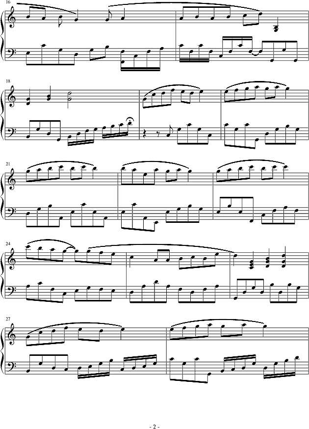 櫻花再開 钢琴谱pic2 www.jianpu8.cn