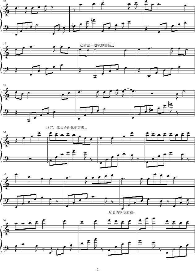 Robbinn 甜心小窝 钢琴谱pic2 www.jianpu8.cn