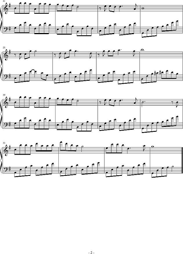 E大调的天空 E大调的天空 钢琴谱pic2 www.jianpu8.cn