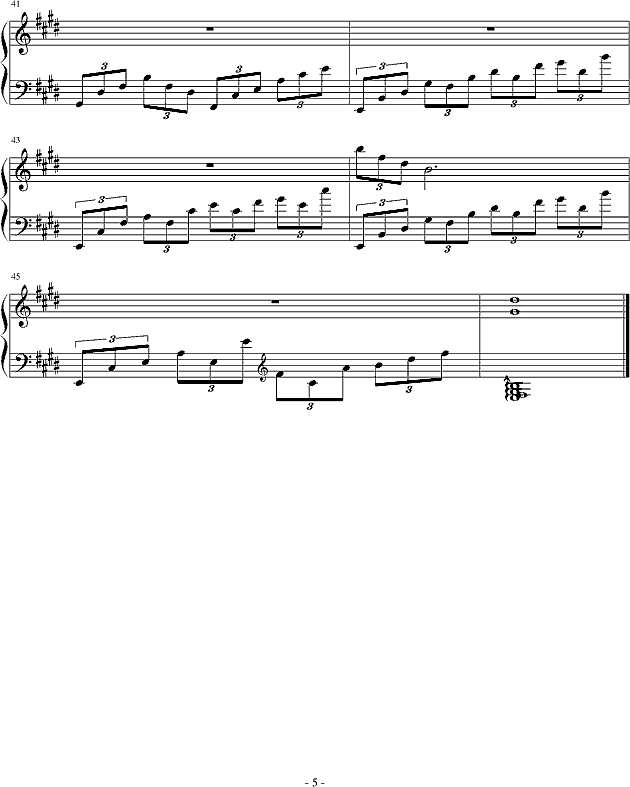 血腥残阳 田野里开着鸢尾花 钢琴谱pic5 www.jianpu8.cn