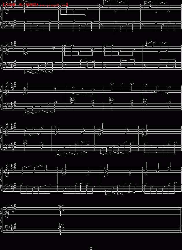 宇文宣德 手机铃声随想 钢琴谱pic3 www.jianpu8.cn