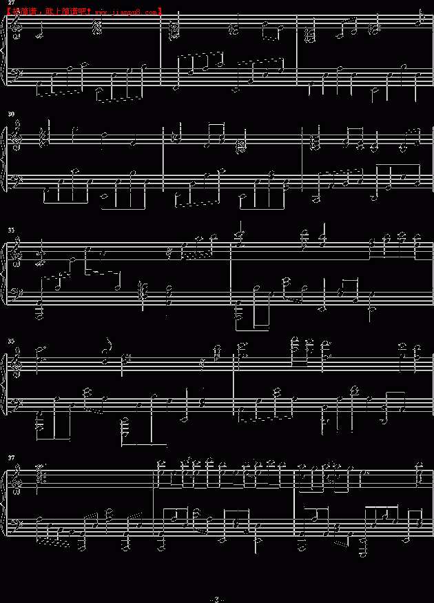 绿诗翰 夏夜·躁动 钢琴谱pic3 www.jianpu8.cn