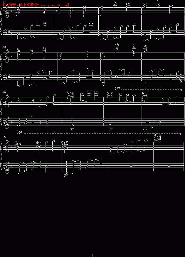 每一天 风之音韵 钢琴谱pic4 www.jianpu8.cn