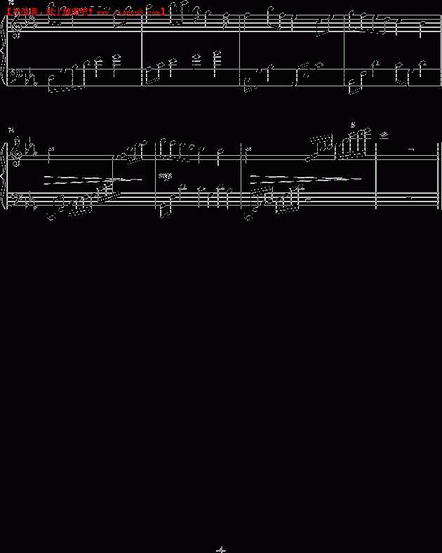 马乐 潇湘印记 钢琴谱pic4 www.jianpu8.cn