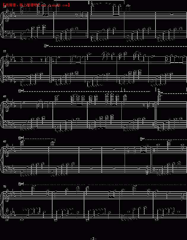 小熙 观后感 钢琴谱pic3 www.jianpu8.cn