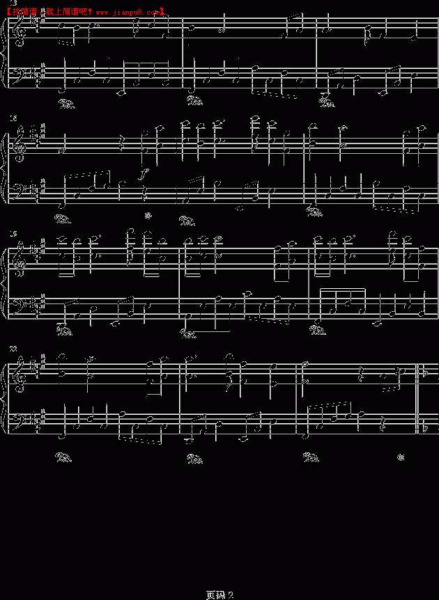 小熙 雨过晴 钢琴谱pic2 www.jianpu8.cn