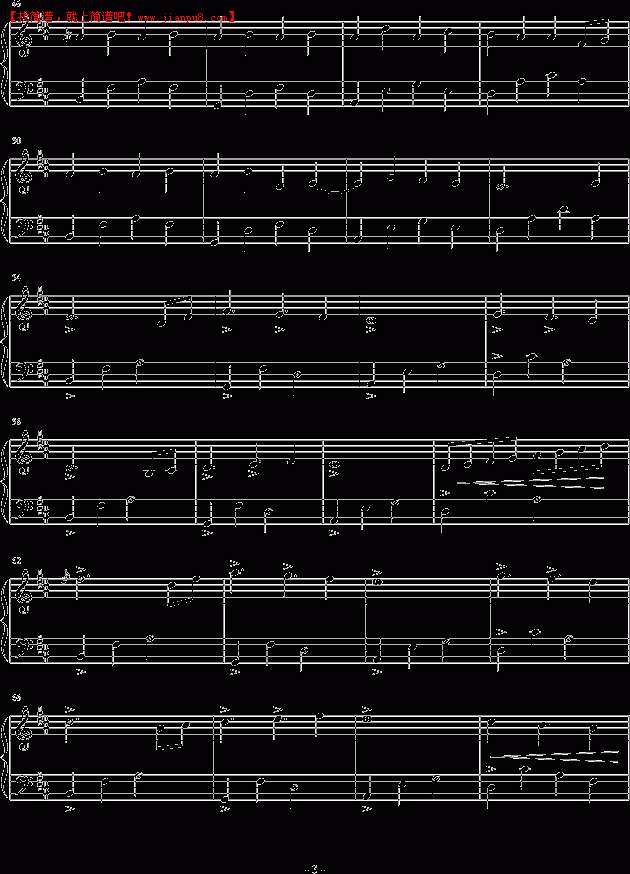 血泪杀 只有灵魂，在跳舞 钢琴谱pic3 www.jianpu8.cn