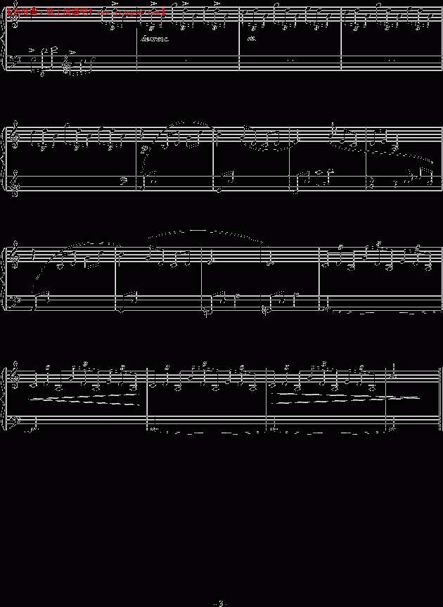 鲜远 孤独者远航 钢琴谱pic3 www.jianpu8.cn