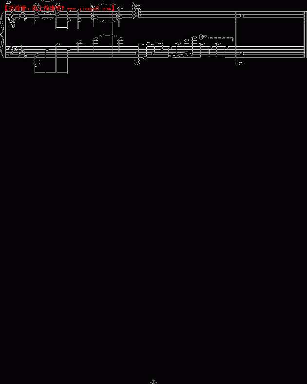 SuwJ-s' 夜的思念 钢琴谱pic3 www.jianpu8.cn