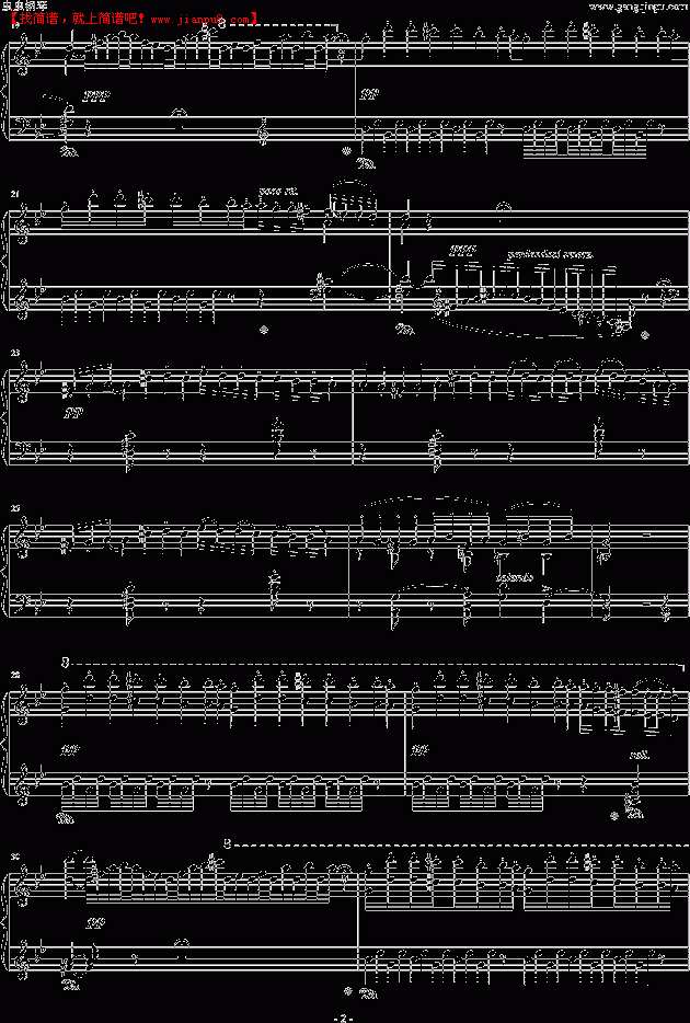 李斯特 匈牙利狂想曲第3号 钢琴谱pic2 www.jianpu8.cn