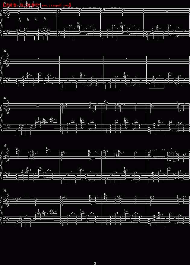 泡妞必使坏 Summer Crazy 钢琴谱pic2 www.jianpu8.cn