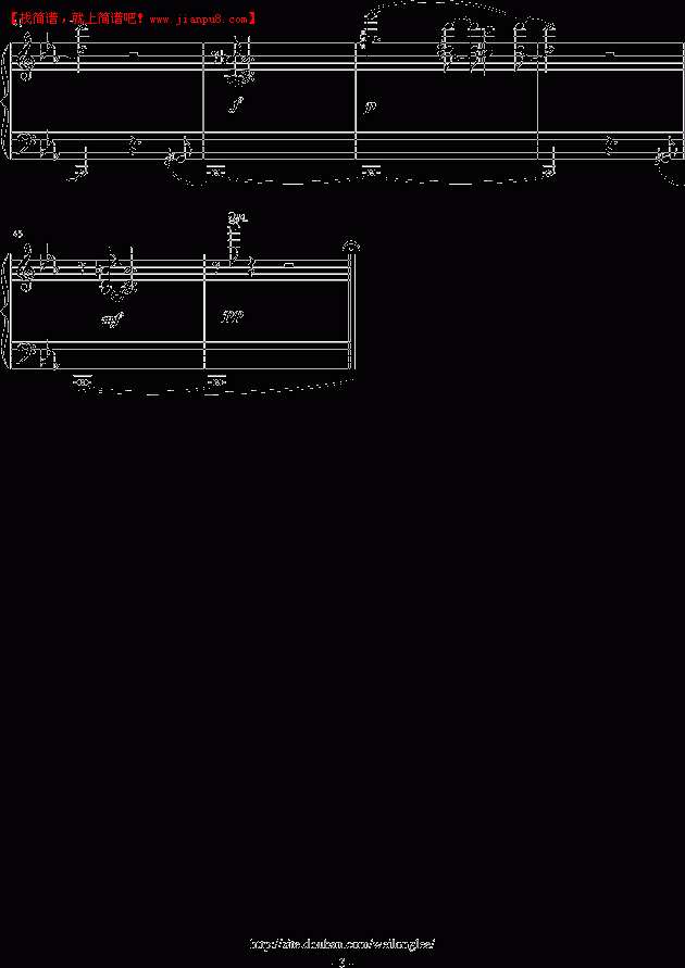 李伟龙 迷 钢琴谱pic3 www.jianpu8.cn