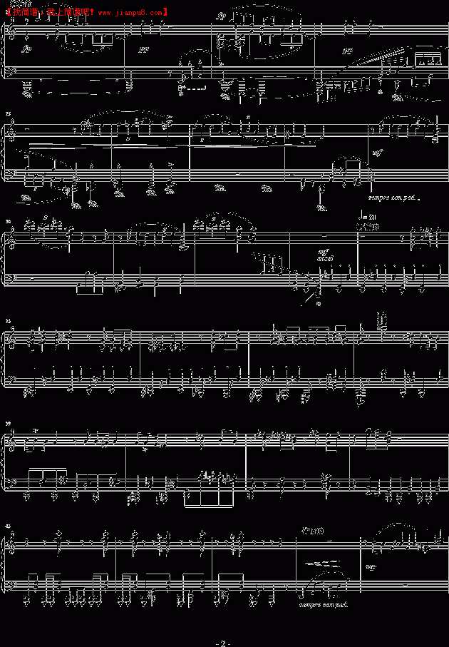 黄禹 花妖 钢琴谱pic2 www.jianpu8.cn