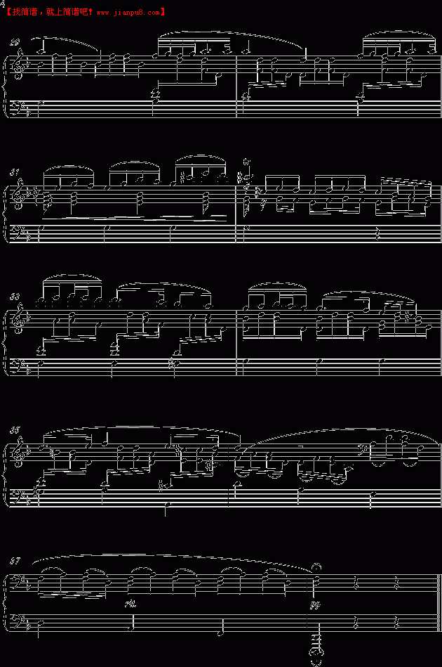 格鲁克 格鲁克旋律 钢琴谱pic4 www.jianpu8.cn