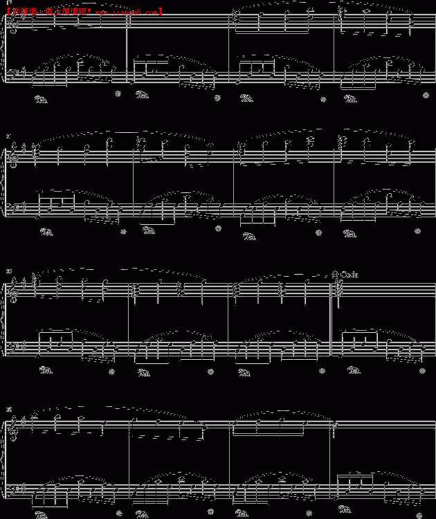 班得瑞 风的气息 钢琴谱pic2 www.jianpu8.cn