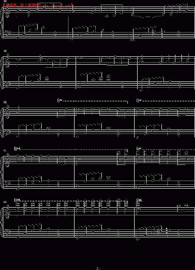 小坤 失恋进行曲 钢琴谱pic3 www.jianpu8.cn