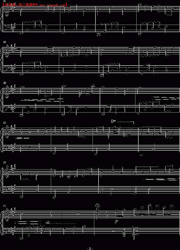 墨香随意 读月 钢琴谱pic2 www.jianpu8.cn