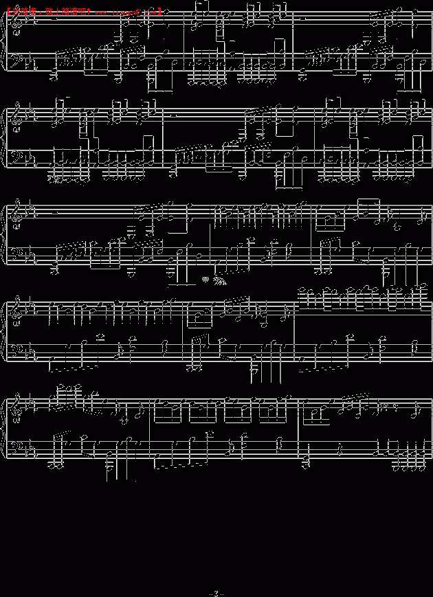 斯洛文丽 最后的歌声 钢琴谱pic3 www.jianpu8.cn