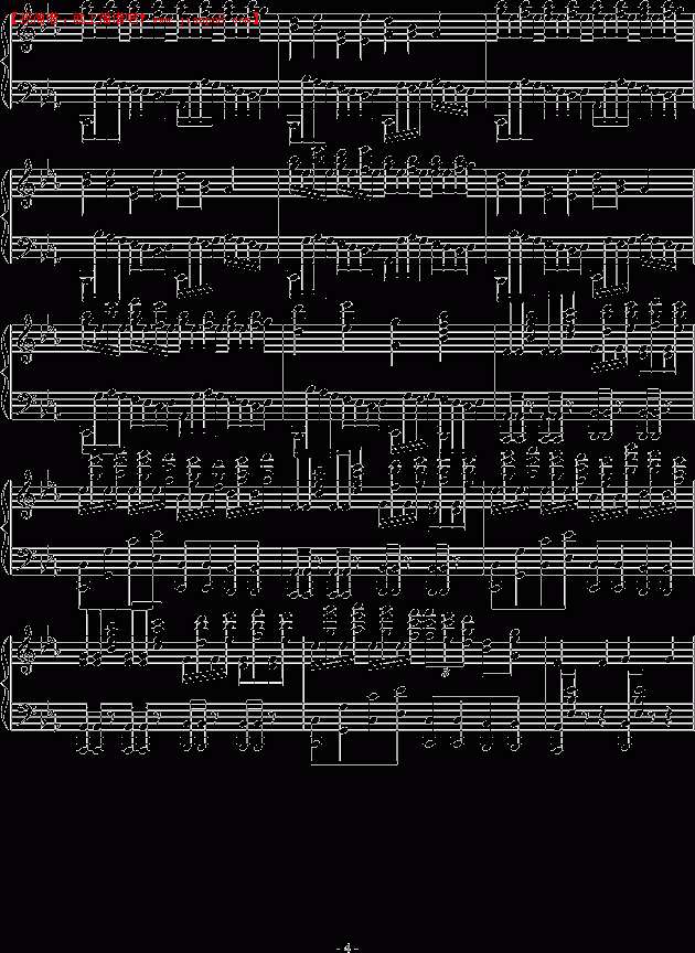 斯洛文丽 最后的歌声 钢琴谱pic4 www.jianpu8.cn