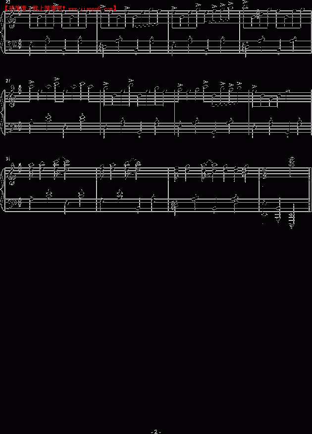 E_major 上课时候 钢琴谱pic2 www.jianpu8.cn