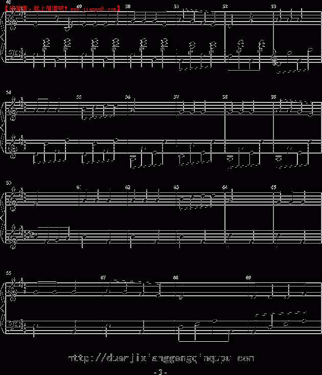 凤师少爷 小鸭子学走路 钢琴谱pic3 www.jianpu8.cn