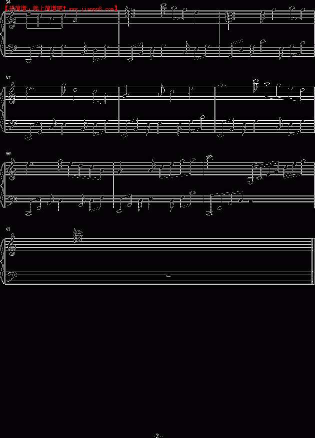 雨的泪 我们的夏天Ⅱ 钢琴谱pic3 www.jianpu8.cn