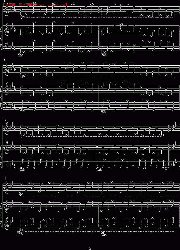 LSR 月光前奏曲 钢琴谱pic2 www.jianpu8.cn