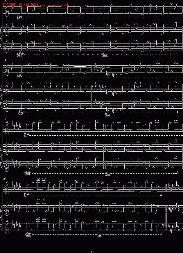 LSR 月光前奏曲 钢琴谱pic3 www.jianpu8.cn