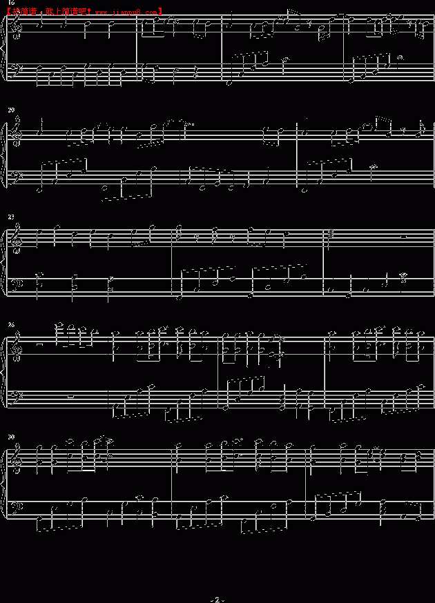 伊轮新月 樱花飘散时 钢琴谱pic2 www.jianpu8.cn