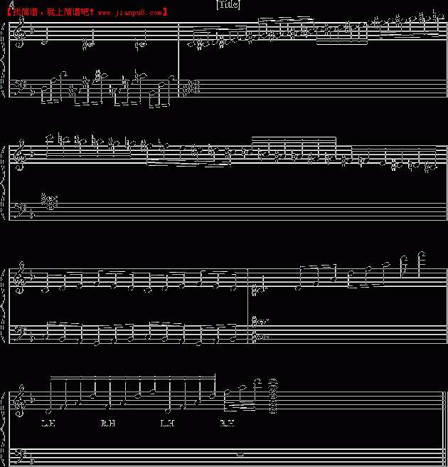 FANTAISIE 地下城之旅 钢琴谱pic4 www.jianpu8.cn