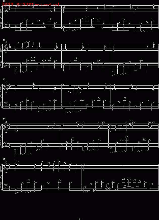 小翰Lishn 秋莎 钢琴谱pic2 www.jianpu8.cn