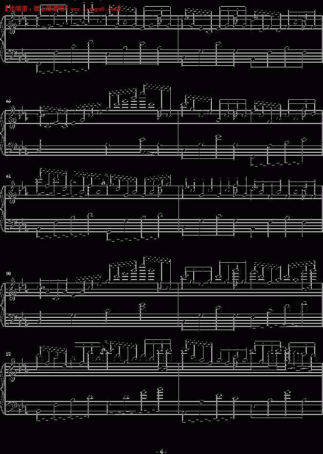 小翰Lishn 秋莎 钢琴谱pic4 www.jianpu8.cn