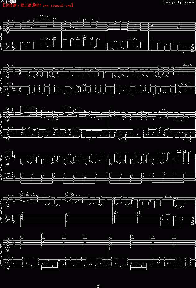 combtree Morning Walk 钢琴谱pic3 www.jianpu8.cn