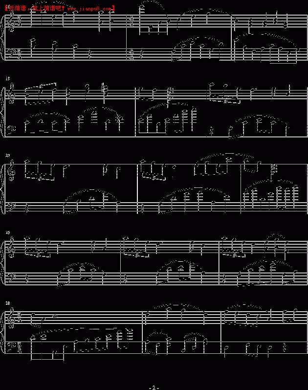 钻石小灰 林中的花海 钢琴谱pic2 www.jianpu8.cn