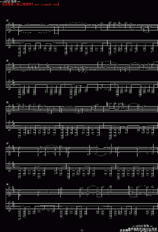 Air-緣 钢琴谱pic2 www.jianpu8.cn