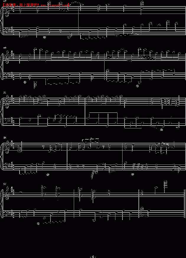 柠檬J 没有爱的祝福 钢琴谱pic4 www.jianpu8.cn