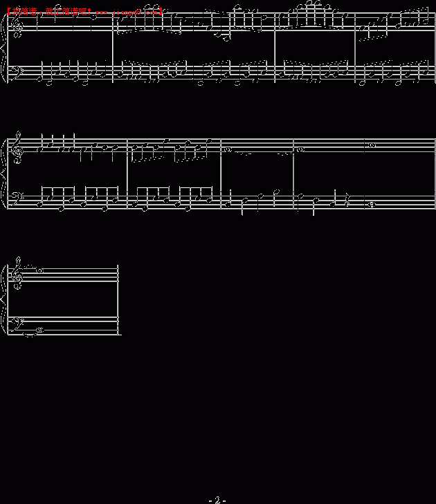 月羽琴韵 紫色樱花梦 钢琴谱pic2 www.jianpu8.cn