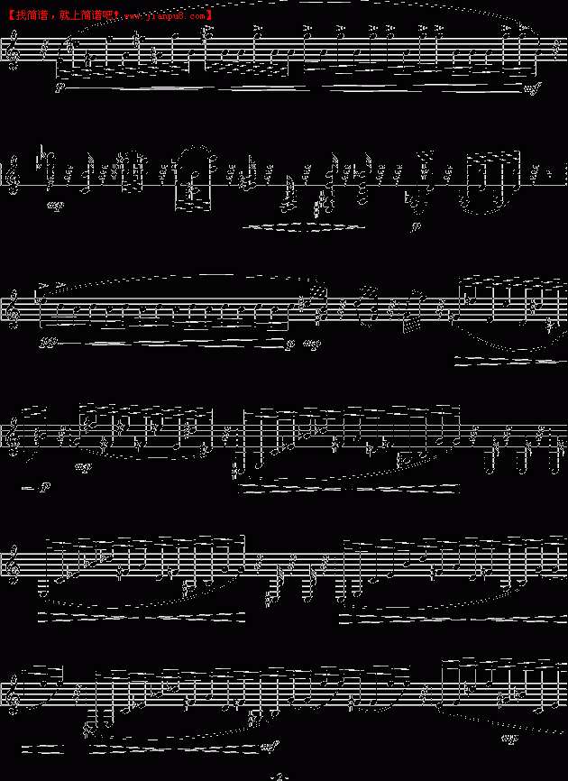 流行追梦人 戏 钢琴谱pic2 www.jianpu8.cn