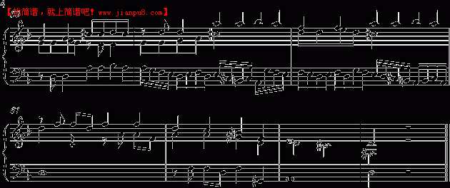 Lady GaGa Lady Gaga Fuga 钢琴谱pic4 www.jianpu8.cn