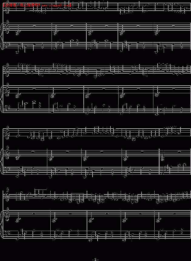 冰咖啡 菊花之约 钢琴谱pic2 www.jianpu8.cn