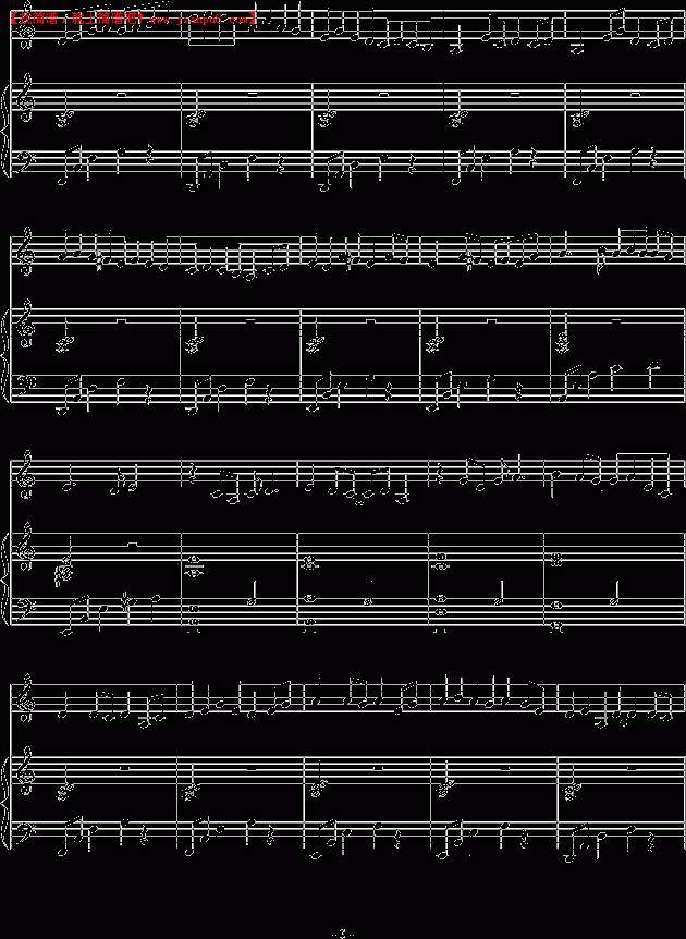 冰咖啡 菊花之约 钢琴谱pic3 www.jianpu8.cn